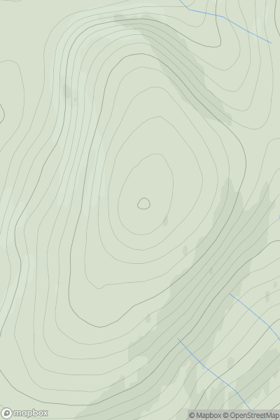 Thumbnail image for Meall Dearg [Cape Wrath Peninsula] [NC273619] showing contour plot for surrounding peak
